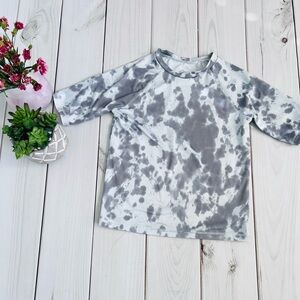 Gray Tie Dye Rashguard